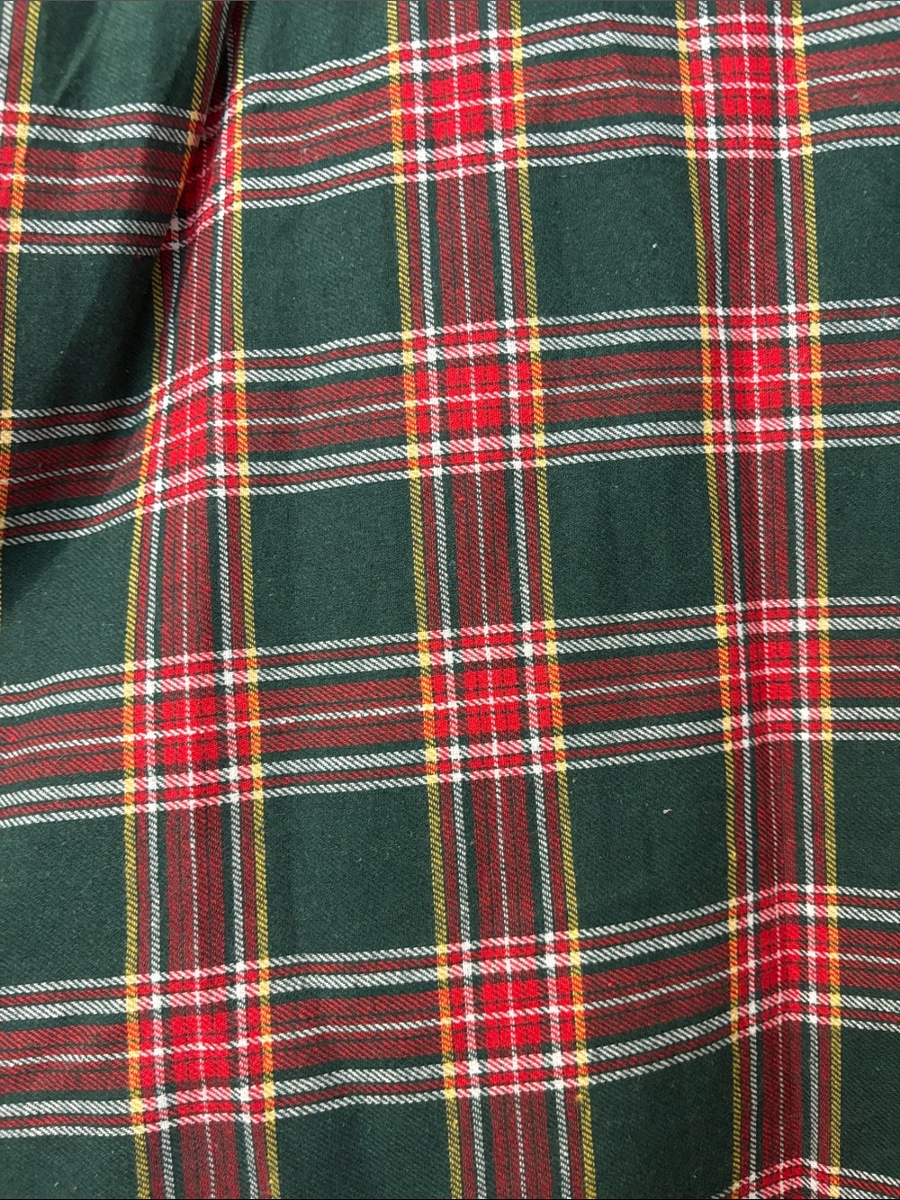 Belle Poque Retro Inspired Green Red Plaid A-Line Skirt - Picture 4 of 4